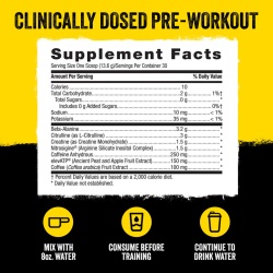 Gnc Beyond Raw Lit, Formula Pre-workout, Cu Aroma De Pepene, 402 G - Img 3