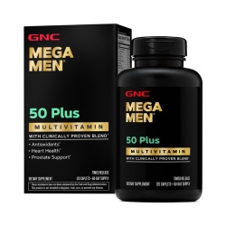 Gnc Mega Men 50 Plus, Complex De Multivitamine Pentru Barbati 50 Plus, 120 Tb - Img 2