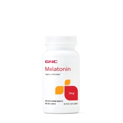 Gnc Melatonin 3 Mg, Melatonina Pentru Somn Odihnitor, 120 Tablete
