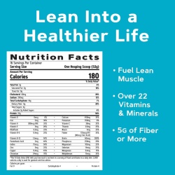 Gnc Total Lean Lean Shake 25, Shake Proteic, Cu Aroma De Ciocolata, 832 G - Img 7