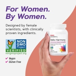 Gnc Women`s Hello Harmony Pms, Formula Pentru Echilibrul Hormonal, Emotional Si Elasticitatea Pielii Femeilor, 90 Cps - Img 6