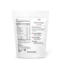 Gnc Women's Ultra Mega Soft Chews, Mixed Fruit, Multivitamine Pentru Femei Caramele Cu Aroma De Mix De Fructe, 60 Caramele - Img 2