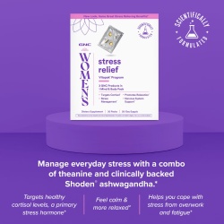 Gnc Women's Vitapak Stress Relief , Program Pentru Reducerea Stresului, 30 Pachetele - Img 13