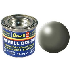 Gri verzui mat matasos RAL 6013, vopsea email 14 ml