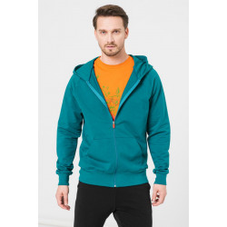 Hanorac coton casual barbati petrol-xl - Img 5