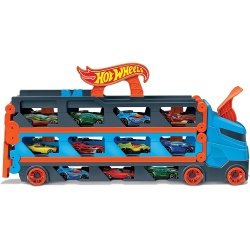 HOT WHEELS 2 IN 1 MEGA TRANSPORTATOR MASINI PISTA - Img 3