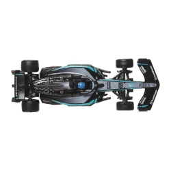HOT WHEELS PREMIUM REAL RIDERS FORMULA 1 2024 MASINUTA METALICA MERCEDES AMG PETRONAS FORMULA ONE TEAM SCARA 1 LA 64 - Img 4