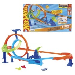 HOT WHEELS STUNT TRACKS PISTA CICLON DE LANSAREA RAPIDA CU MASINUTA INCLUSA - Img 3