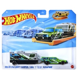 HOT WHEELS TRACK FLEET MASINA FLOTA VOLVO 24O DRIFT CAMPER SCARA 1 LA 64