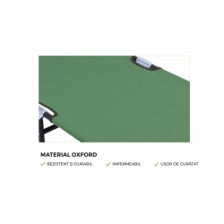 HR SEZLONG CU PARASOLAR 186X55X24 VERDE - Img 5