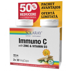 IMMUNO C PLUS ZINC&VIT. D3 30CPS VEGETALE