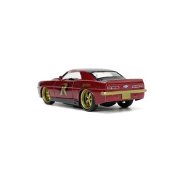JADA BATMAN SET FIGURINA ROBIN SI MASINUTA METALICA CHEVROLET CAMARO 1967 SCARA 1:32 - Img 4