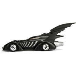 JADA DC SET BATMAN FOREVER FIGURINA BATMAN SI MASINUTA METALICA BATMOBILE SCARA 1 LA 24 - Img 8