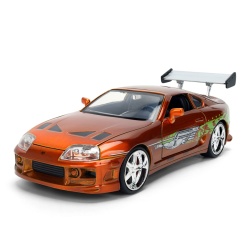 JADA FAST AND FURIOUS MASINUTA METALICA BRIANS TOYOTA SUPRA SCARA 1 LA 24 - Img 2
