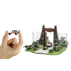 JADA JURASSIC PARK SCENA NANO CU 2 VEHICULE METALICE - Img 3