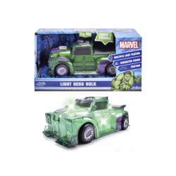 JADA MARVEL MASINUTA LIGHT HERO HULK CU SUNETE SI LUMINI SCARA 1:32 - Img 1