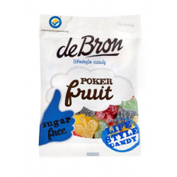 Jeleuri gumate DEBRON Pokerfruit cu aroma de fructe, fara zahar si fara gluten 90g