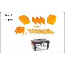 Joc educativ Baza 10 Set 121 piese la cutie Miniland - Img 6