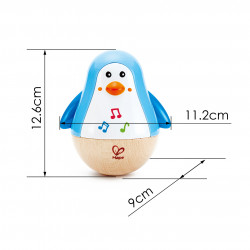 Jucarie din lemn - Pinguin Hopa Mitica - Img 3