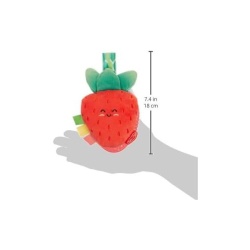 Jucarie multisenzoriala pentru bebelusi Capsunica, 18 cm - Img 4