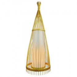 Lampa podea din rattan soclu e27 150cm