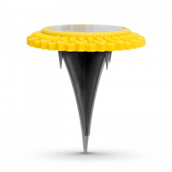 Lampa solara LED - galben - alb rece - 11,5 x 2,3 cm - Img 2