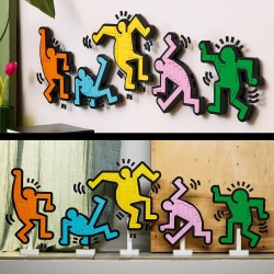 LEGO ART KEITH HARING FIGURINE CARE DANSEAZA 31216 - Img 3