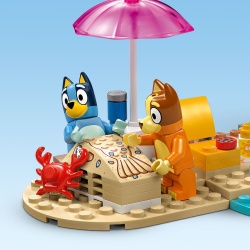 LEGO BLUEY CALATORIA FAMILIEI LUI BLUE CU MASINA LA PLAJA 11202 - Img 5