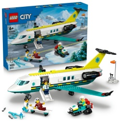 LEGO CITY AVION AMBULANTA PENTRU URGENTE 60465 - Img 8