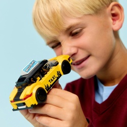 LEGO CITY TAXI GALBEN 60487 - Img 5