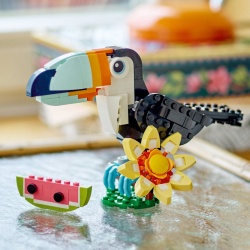LEGO CREATOR ANIMALE SALBATICE TUCAN TROPICAL 31173 - Img 6