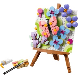 LEGO CREATOR TABLOU DECORATIV CU ARTA FLORALA 31390 - Img 3
