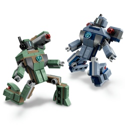 LEGO MARVEL IRON MAN SI WAR MACHINE VS DRONELE HAMMER 76320 - Img 7