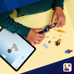 LEGO MARVEL OMUL PAIANJEN VS CALARETUL FANTOMA PE MOTOCICLETA 76335 - Img 5