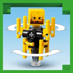 LEGO MINECRAFT BATALIE DEASUPRA LAVEI ÎN NETHER 21266 - Img 6