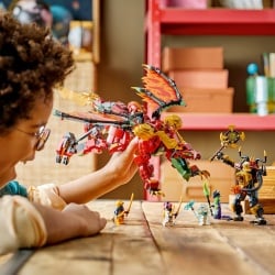 LEGO NINJAGO ROBOTUL DRAGON TRANSFORMATOR AL LUI WYLDFYRE 71868 - Img 4