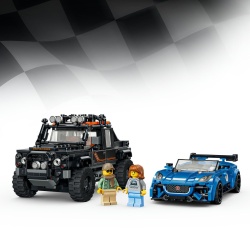 LEGO SPEED CHAMPIONS JAGUAR PROJECT 7 SI LAND ROVER DEFENDER 77264 - Img 8
