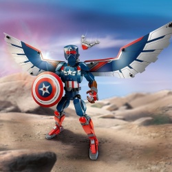 LEGO SUPER HEROES FIGURINA DE CONSTRUCTIE CAPITANUL AMERICA 76296 - Img 2