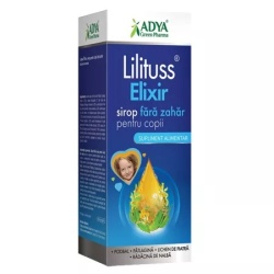 LILITUSS ELIXIR SIROP FARA ZAHAR PENTRU COPII 180ML