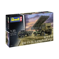 Macheta militara lansator rachete BM-13-16 on W.O.T. 8 chassis - Img 2