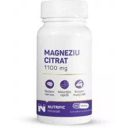 MAGNEZIU CITRAT 375mg 60tb NUTRIFIC