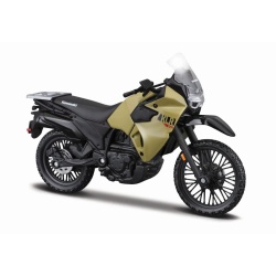 MAISTO MOTOCICLETA METALICA EDITIE SPECIALA KAWASAKI KLR650 VERDE SCARA 1 LA 18