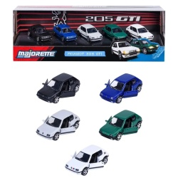 MAJORETTE SET 5 MASINUTE METALICE PEUGEOT 205 GTI SCARA 1 LA 64 - Img 3