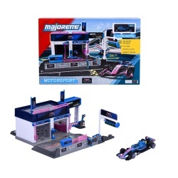 MAJORETTE SET MOTORSPORT BWT ALPINE F1 TEAM CU MASINUTA INCLUSA ALPINE A525 R19 SCARA 1 LA 64 - Img 5