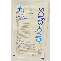 MANUSI CHIRURGICALE STERILE LATEX PUDRATE DIM. 8