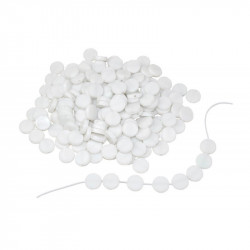 Margele plate albe 500 - Playbox