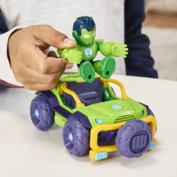 MARVEL IRON MAN SI PRIETENII SAI UIMITORI SET VEHICUL SI FIGURINA IRON HULK - Img 7