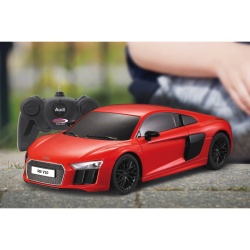 MASINA CU TELECOMANDA AUDI R8 ROSU CU SCARA 1 LA 24 - Img 9
