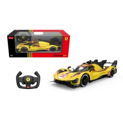 MASINA CU TELECOMANDA FERRARI 499P N83 GALBEN SCARA 1 LA 14 - Img 5