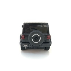 MASINA CU TELECOMANDA JEEP WRANGLER JL NEGRU SCARA 1 LA 24 - Img 3